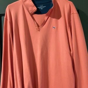 Coral Vineyard Vines Pullover